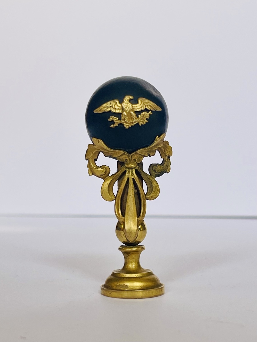 Sceau à cacheter - Bronze doré -photo-2